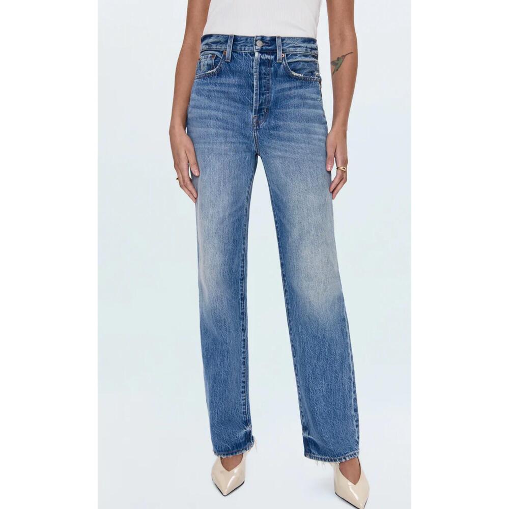 pistola Straight Leg Jeans in Light Blue Wash